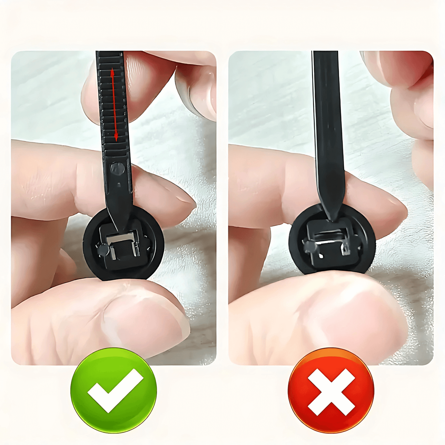 StrongFix – Nylon Universal Cable Clamp with Self-Locking Function & Durable Design
