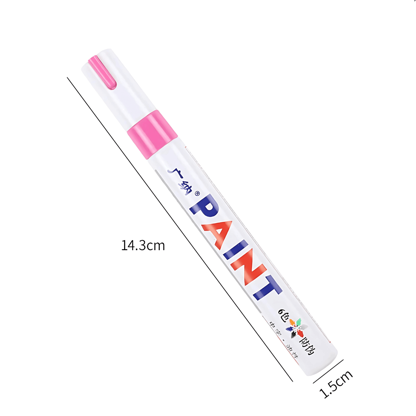 PaintMark - Dekkutskjæringspenn | Vanntett maling- og dekkmerkingspenn for metall, gummi og glass