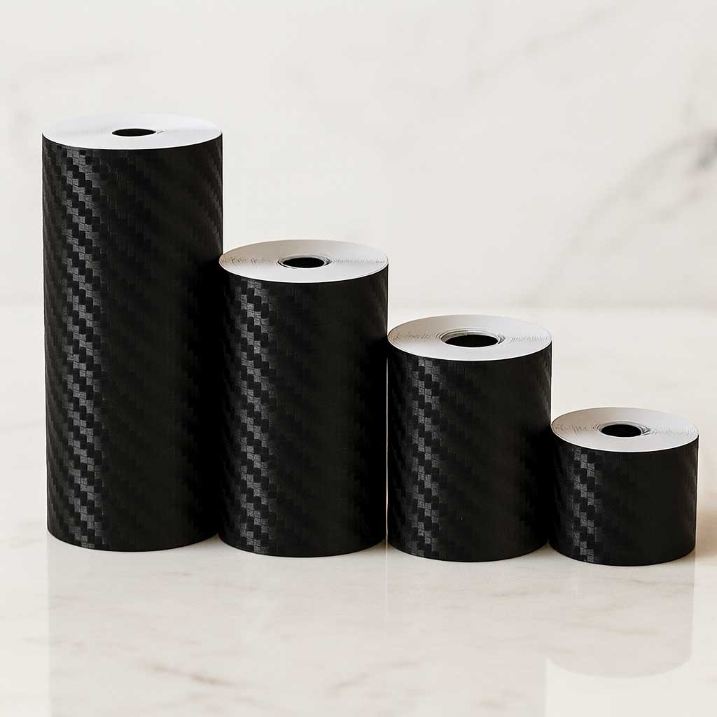 ShieldWrap – Beskyttelsestape i karbonfiber for bil | Matt nanofilm for dører, terskler og speil