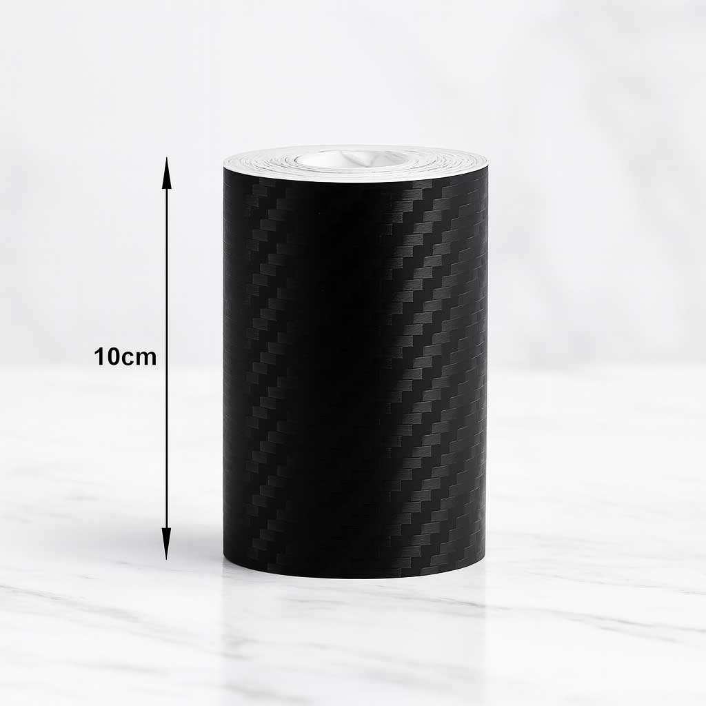 ShieldWrap – Beskyttelsestape i karbonfiber for bil | Matt nanofilm for dører, terskler og speil