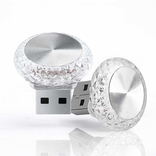 RideLight - USB Ambient Light | Portabel Mini LED-lampa för Bil, Powerbank & Dator