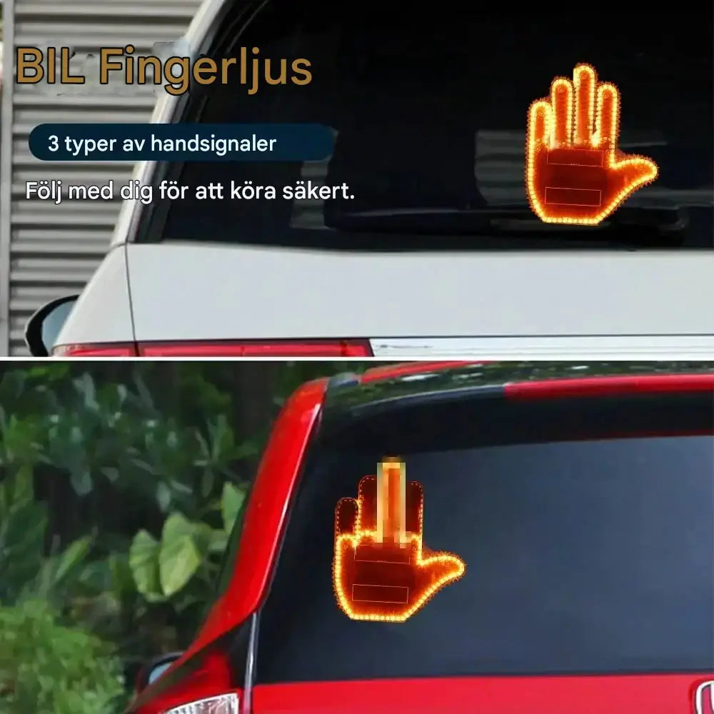 HandiLite - Kreativ Handformad Lampa för Bil med Fjärrkontroll