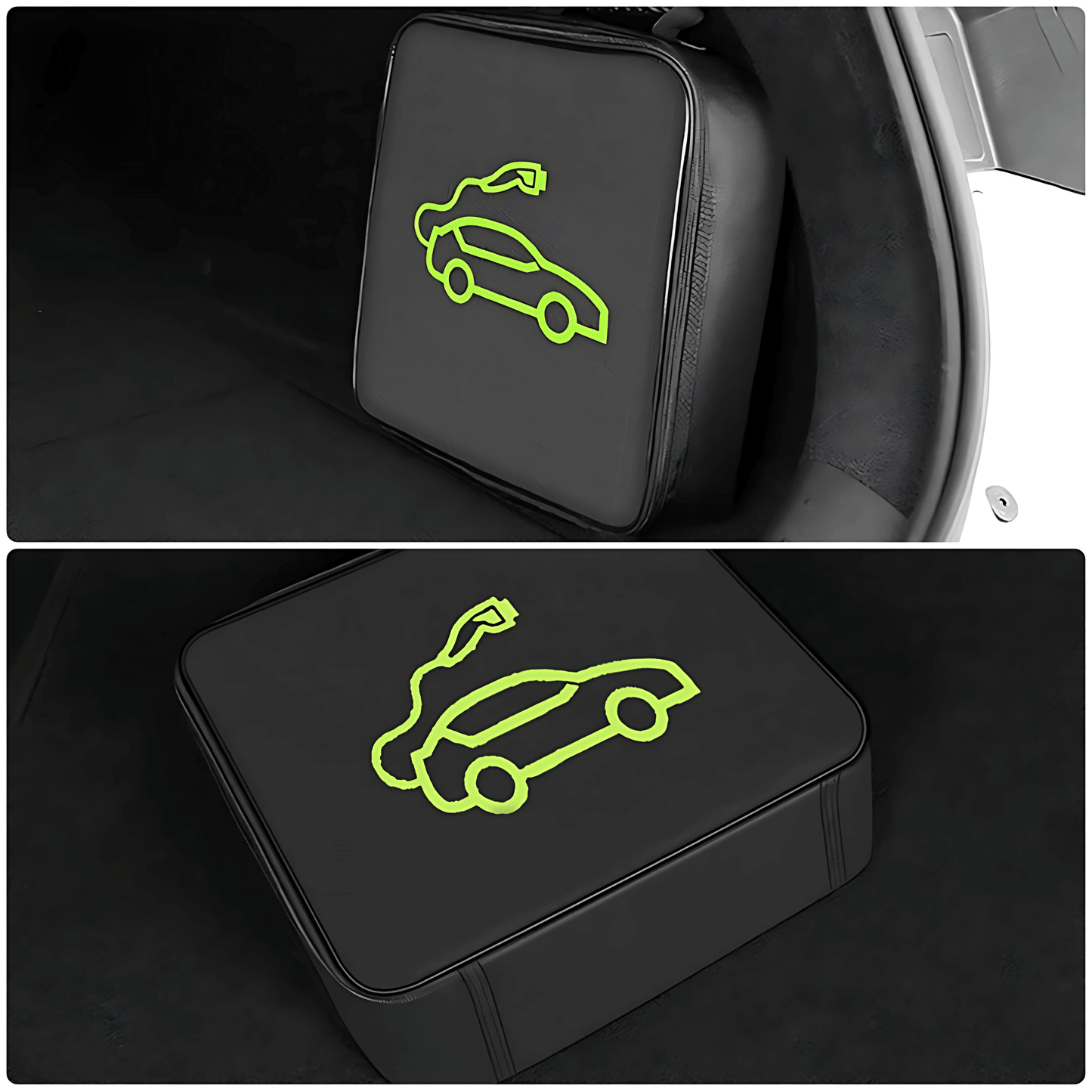 CableCrate - Oppbevaringspose for elbilkabel | Brannsikker og vanntett veske for ladere, kabler og tilbehør til elbiler