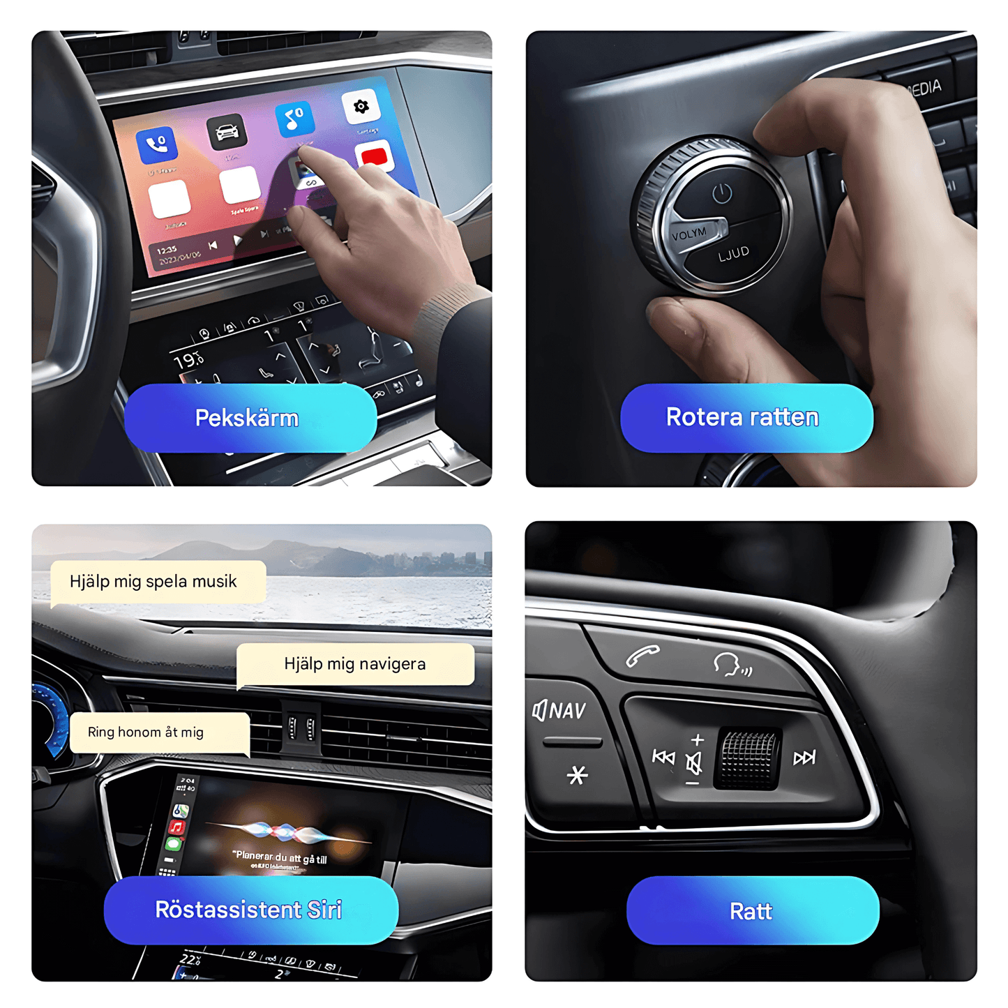 StreamDrive – Android TV Box med Trådlös CarPlay, HDMI & Dual-Band WiFi för Bilunderhållning