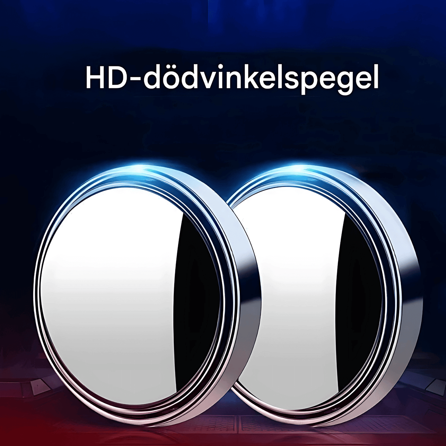 BlindSafe - Justerbare 360° bakspeil for økt sikkerhet og sikt