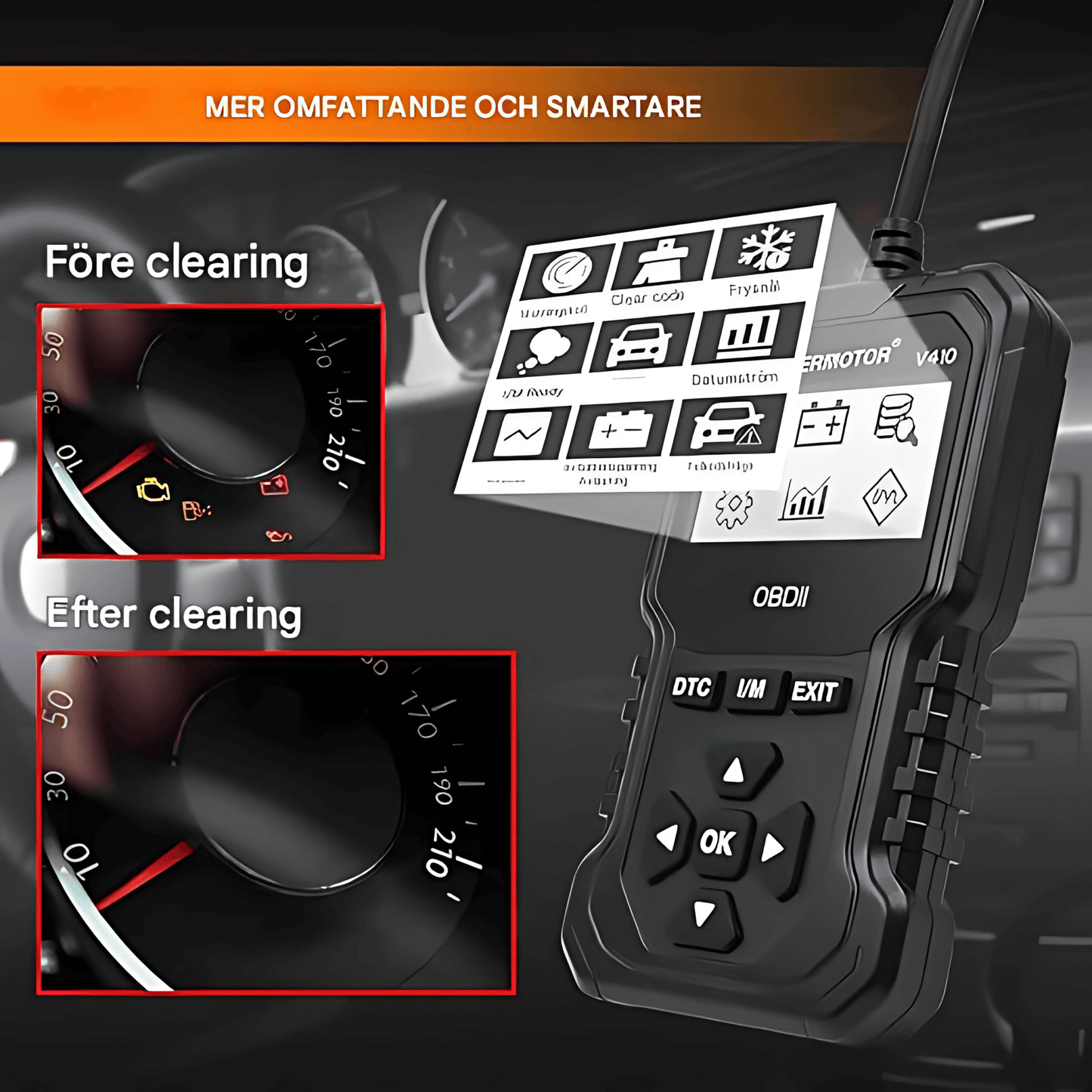 ScanVerse - OBD2 Bilscanner | Felkodsläsare för Bilar med 11 Funktioner & 9 Protokollstöd