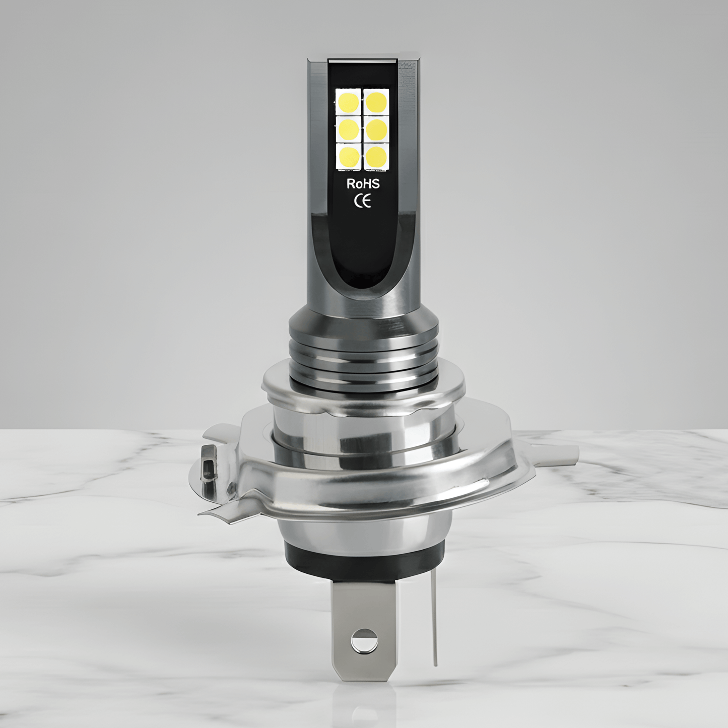 VividLux - 2 LED-ajovalopolttimot valkoisella tai kultaisella valolla 12SMD 3030, 360 ° valaistus ja universaali 12-24V-asennus autoihin