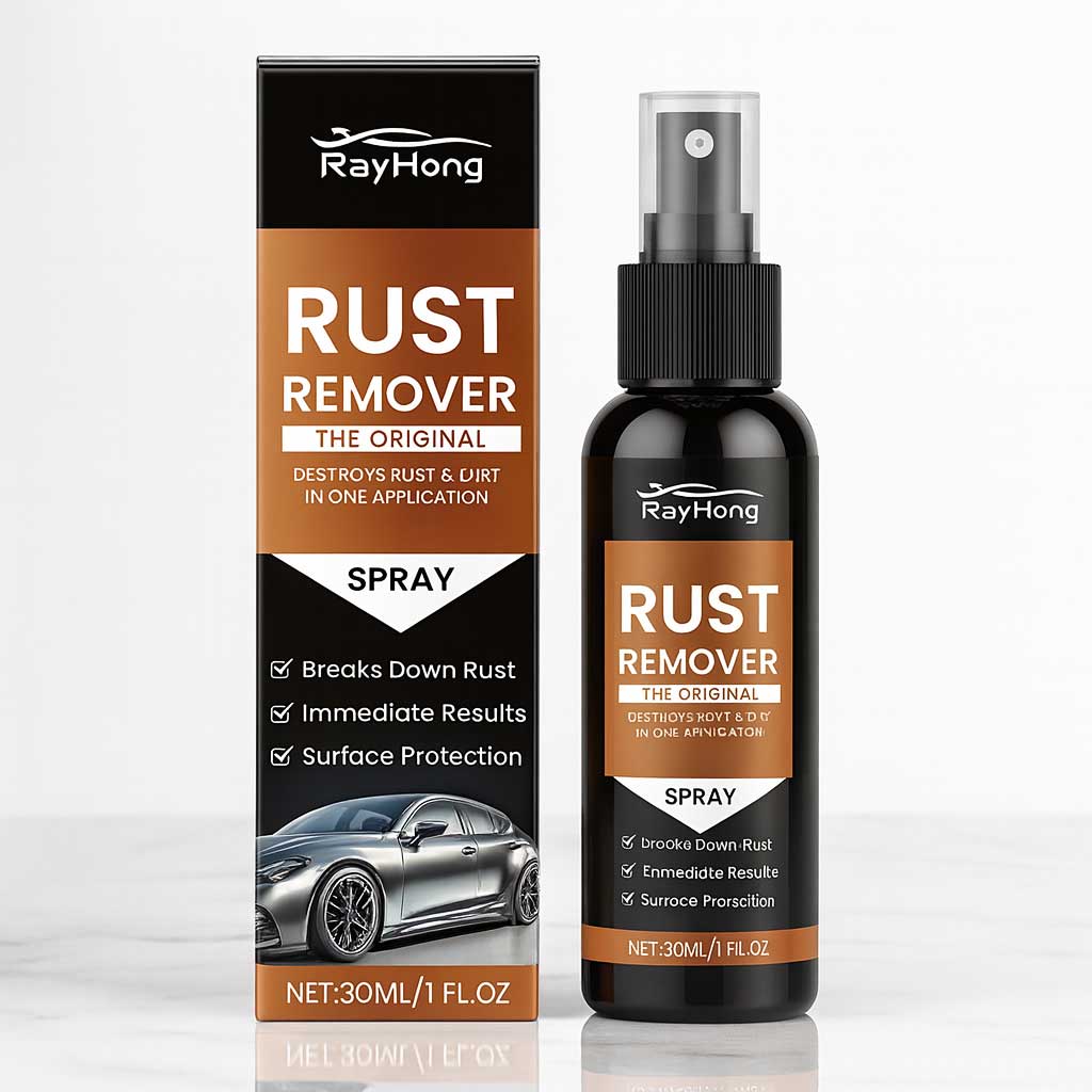IronFade - Rustfjerningsspray for biler og verktøy | Metallrengjøring uten sliping