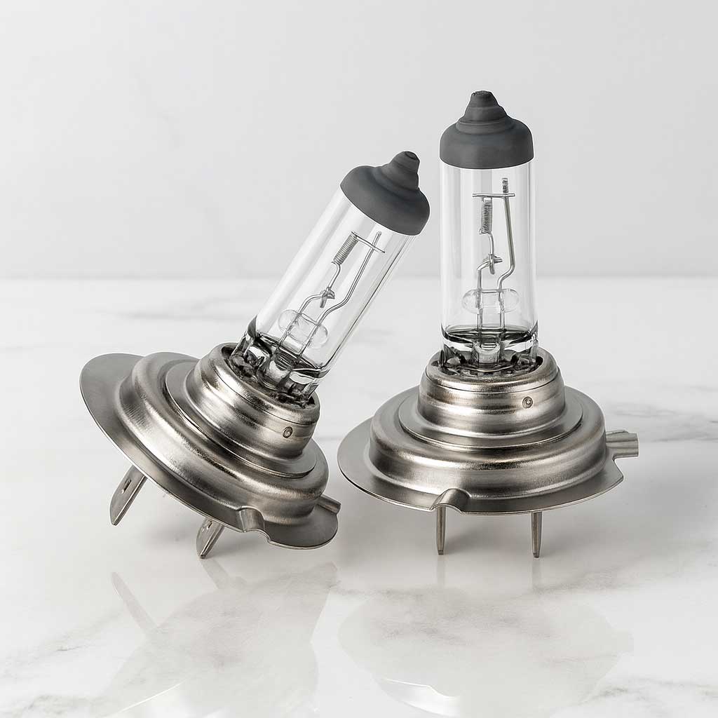 BrightVolt - 10-pakning H7 halogenpærer 12V 55W 4300K for tåkelys og frontlykter