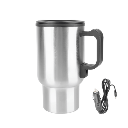 CarBrew - 12V elektrisk termokrus 450ml for bil, kaffe og te på farten