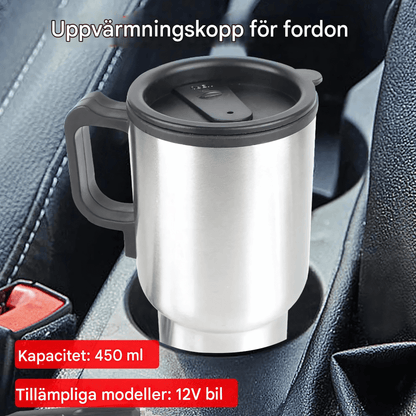 CarBrew - 12V elektrisk termokrus 450ml for bil, kaffe og te på farten