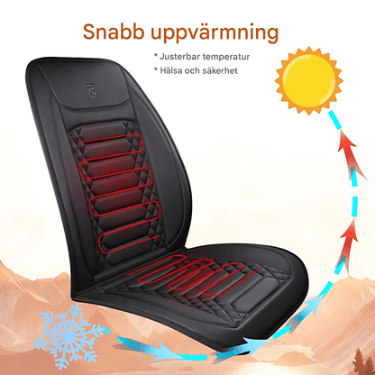 ThermaCush – Oppvarmet bilsetetrekk med rask oppvarming og justerbar temperatur for kalde vinterdager