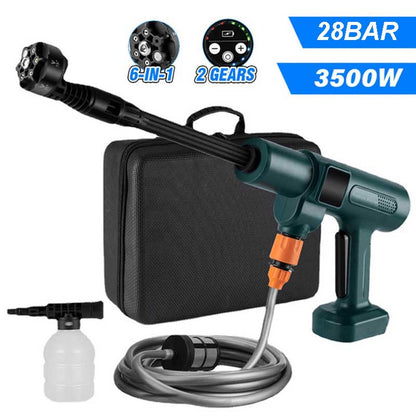JetWash - Kraftfull Batteridriven Trådlös Högtryckstvätt 3500W 28 Bar