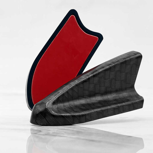 AeroSting - 6-Pack Takspoilers Shark Fins för Bil | Universell Vortex Generator i Svart eller Kolfiberlook