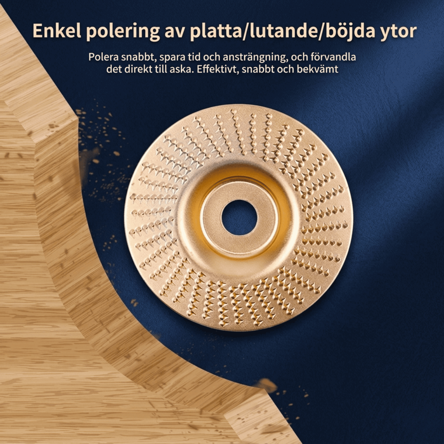 CarveEdge – 3-pack Slipskivor för Vinkelslip i Höghårdstål – Platt, Böjd och Sned Profil