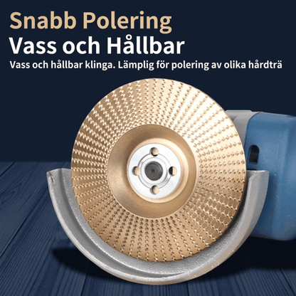 CarveEdge – 3-pack Slipskivor för Vinkelslip i Höghårdstål – Platt, Böjd och Sned Profil
