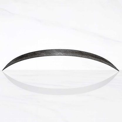 AeroShine - Bakluckespoiler | Glossy Svart & Kolfiberlook Universal Spoiler för Sportigare Bilprofil