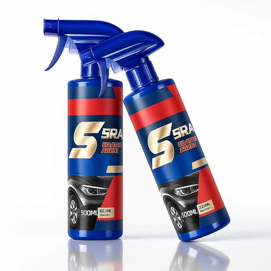 ShineGlide - Bilkeramisk Lackskydd Spray 500ml | 3-i-1 Rengöring, Reporreparation & Vaxliknande Skydd