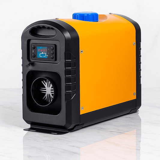 HeatPort – Dieselvarmer 5KW 12V med LCD og fjernkontroll for bil, bobil, båt og campingvogn