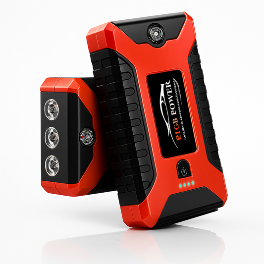 PowerBoost – Portabel Starthjälp, Powerbank & LED‑Belysning med 99800mAh Kapacitet