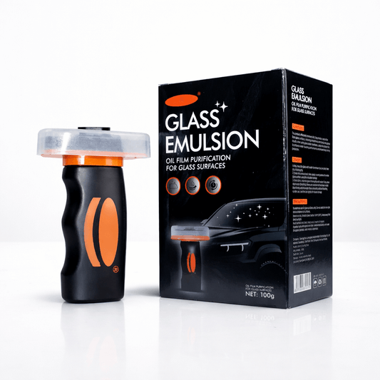 ClearVista – Oljefilmsrengöring för Bilrutor & Glasytor 100 g med Integrerad Borste