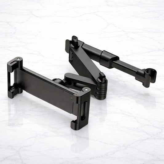 DriveMount – Universell Surfplatte- och Mobilhållare för Nackstöd med Teleskoparm & Justerbar Vinkel