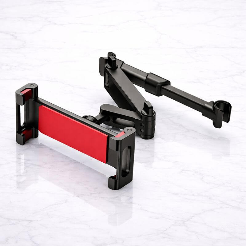 DriveMount – Universell Surfplatte- och Mobilhållare för Nackstöd med Teleskoparm & Justerbar Vinkel