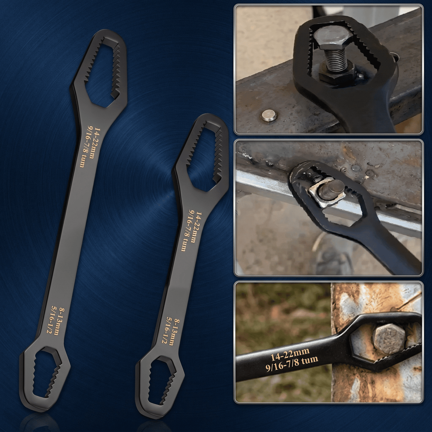 GripSpan – Multifunctional Double-ended Screwdriver in Chrome-Vanadium Steel