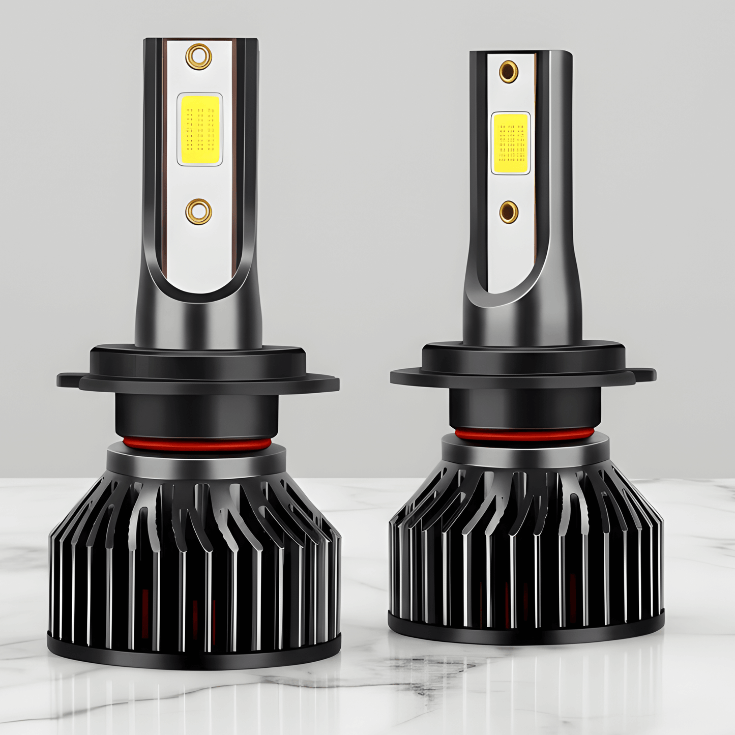 LumiCore - LED H4/H7/H11/H1/H3/H8/9005/9006/9012 2000W 6000K Canbus Turbo-Belysning