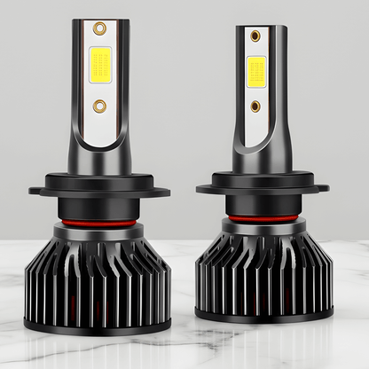 LumiCore - LED H4/H7/H11/H1/H3/H8/9005/9006/9012 2000W 6000K Canbus Turbo-Belysning