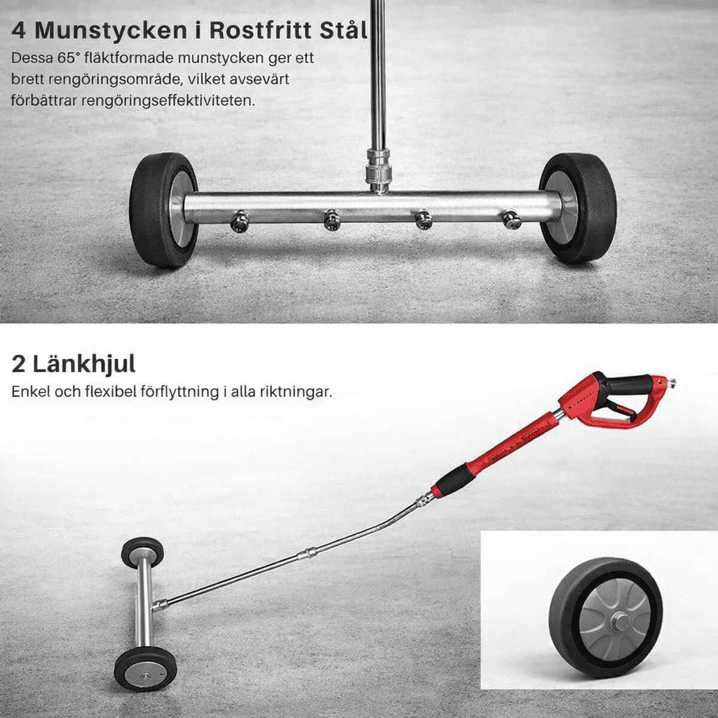 PowerWash - Reinigungsgerät für die Hochdruckwäsche des Unterwagens