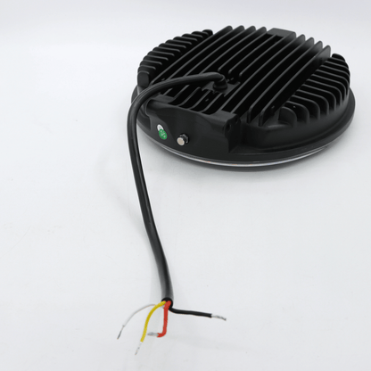 RuggedBeam – 7" Rund Off-Road LED Arbets- och Strålkastare för Jeep, SUV, Lastbil och ATV 12/24V