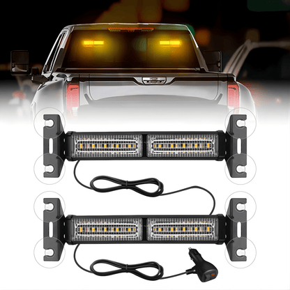 SignalBeam – LED Strobe Light för Bil & Pickup med Sugkoppar, Flera Ljuslägen & 12V–24V Kompatibilitet