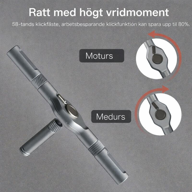 TorqueMate - 24-in-1 Multi-Tool Schroevendraaier met Vergrendelfunctie, Magnetische Bits & Compact Opbergen voor Thuis, PC en Doe-Het-Zelf