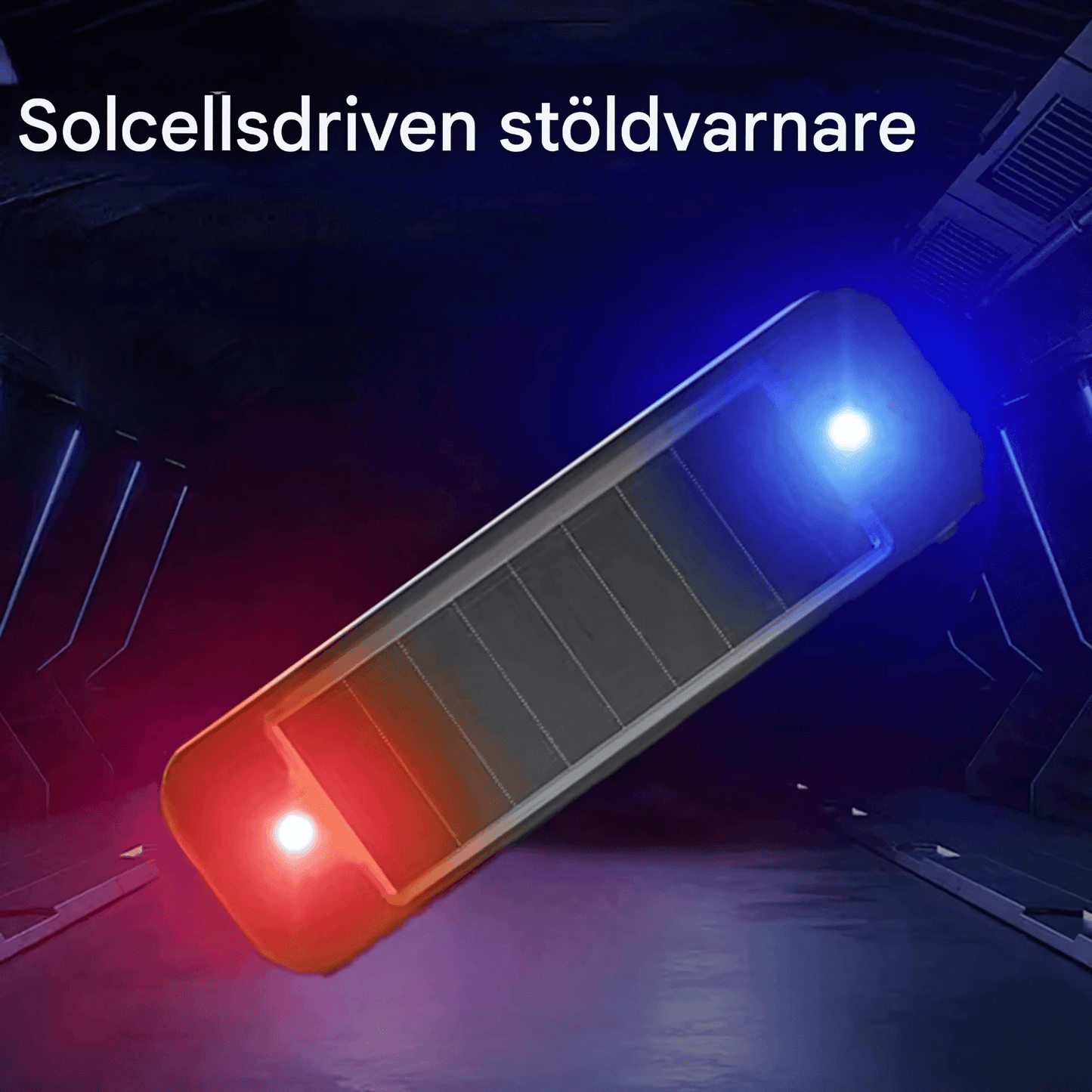 SolarRay - Solcellsdriven LED-varningslampa för Bil, Motorcykel & Cykel – Självlysande Säkerhet i Rörelse