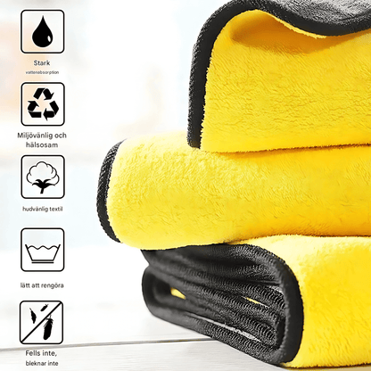 VelvaCloth – mikrofiberklut | Superabsorberende bilklut for skånsom vask og tørking