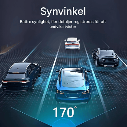 RoadSight – 1080P WiFi Dashcam med Nattläge, Rörelsedetektering & 24h Parkeringsövervakning