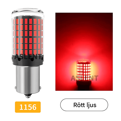 BrightCore -  2-pack Signal LED-lampor för blinkers och bromsljus | CanBus-kompatibla 12V för bil & MC