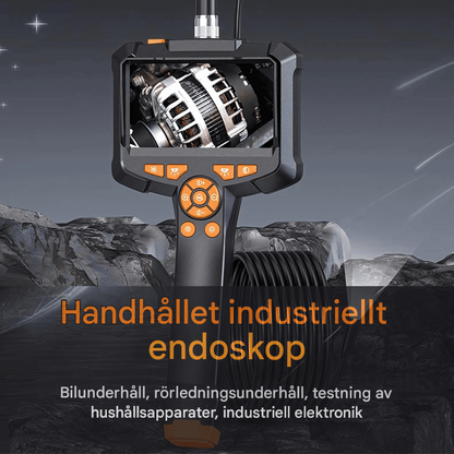 DeepView -  Inspektionskamera | 4.3” IPS Skärm med 1080P HD, IP67 Vattentät Design och 8mm Lins för Bil- och Rörinspektion