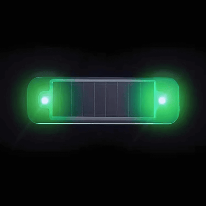 SolarRay - Solcellsdriven LED-varningslampa för Bil, Motorcykel & Cykel – Självlysande Säkerhet i Rörelse