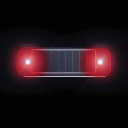 SolarRay - Solcellsdriven LED-varningslampa för Bil, Motorcykel & Cykel – Självlysande Säkerhet i Rörelse