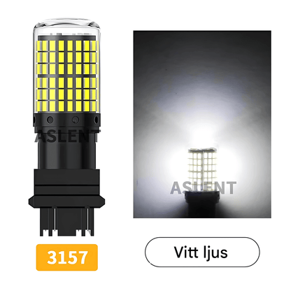 BrightCore -  2-pack Signal LED-lampor för blinkers och bromsljus | CanBus-kompatibla 12V för bil & MC