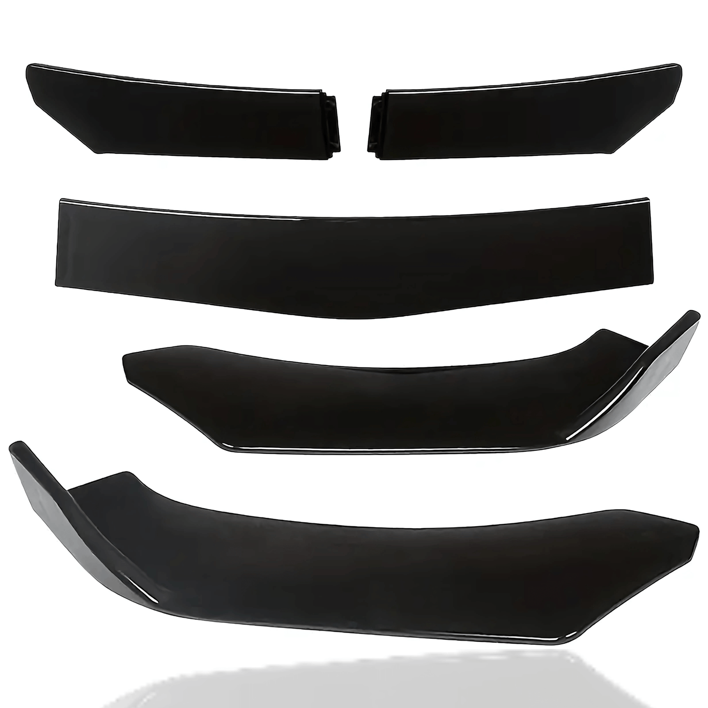 FlexGuard - BumperKit för Bil | Justerbart Stötfångarskydd i 5 Delar med Racingstil