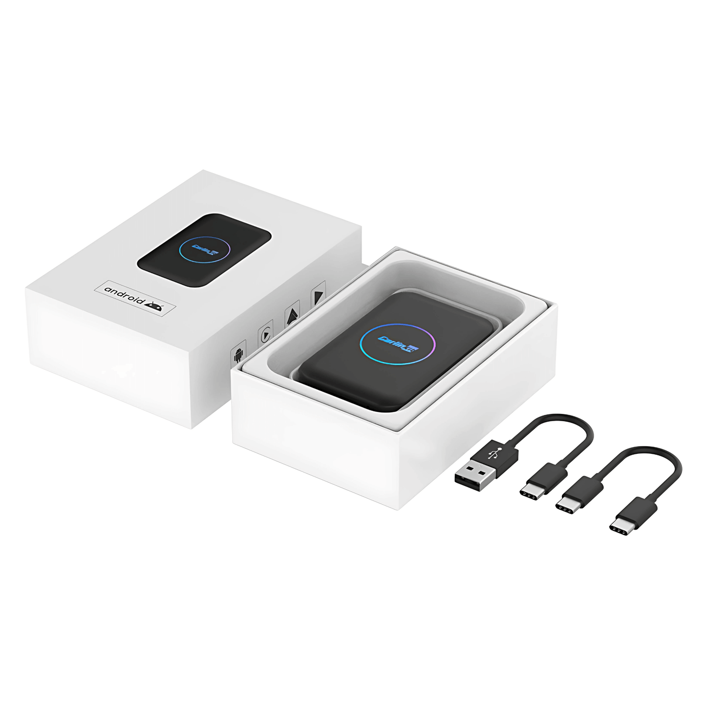 StreamDrive – Android TV Box med Trådlös CarPlay, HDMI & Dual-Band WiFi för Bilunderhållning
