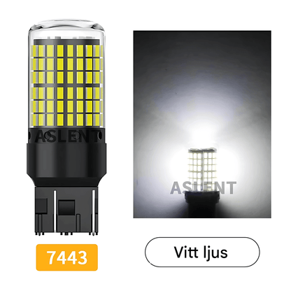 BrightCore -  2-pack Signal LED-lampor för blinkers och bromsljus | CanBus-kompatibla 12V för bil & MC