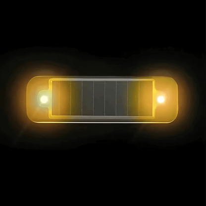 SolarRay - Solcellsdriven LED-varningslampa för Bil, Motorcykel & Cykel – Självlysande Säkerhet i Rörelse