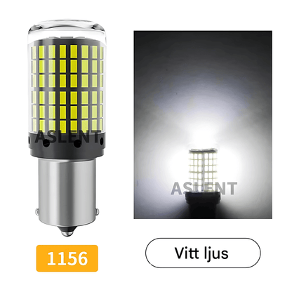 BrightCore -  2-pack Signal LED-lampor för blinkers och bromsljus | CanBus-kompatibla 12V för bil & MC