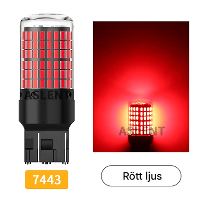 BrightCore -  2-pack Signal LED-lampor för blinkers och bromsljus | CanBus-kompatibla 12V för bil & MC