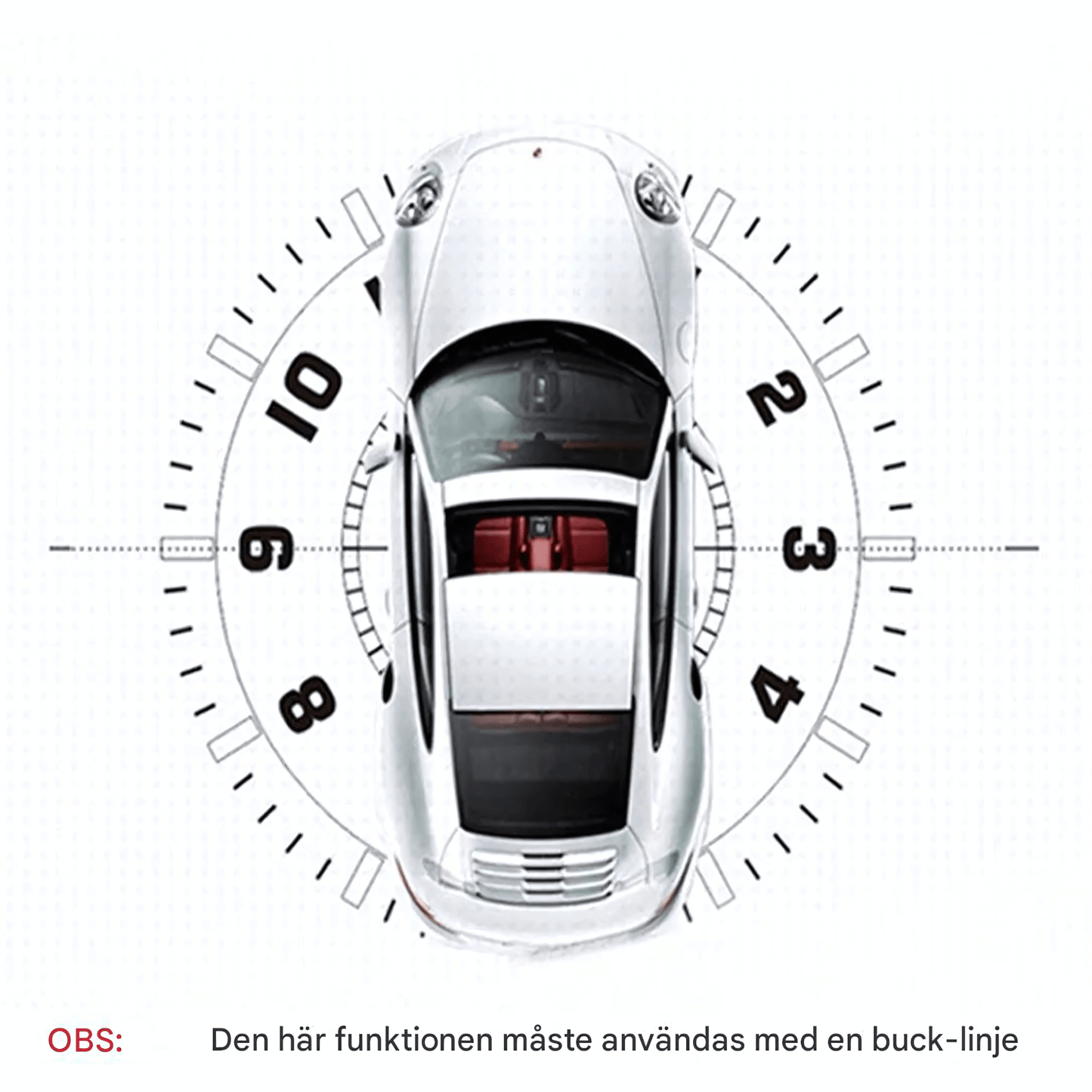 DriveProof - Kompakt Bilkamera med Vidvinkel, Loop-inspelning & Parkeringsövervakning