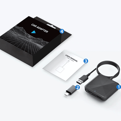 StreamLink – Multimedieadapter för Trådlös CarPlay, Android Auto & HDMI-Streaming i Bilen